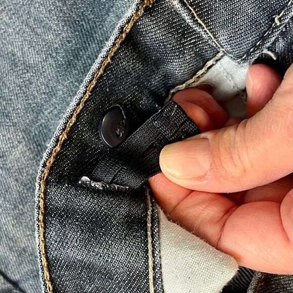 Paper Denim & Cloth Girls Distressed Adjustable Waist Jeans 8 - Picture 5 of 8